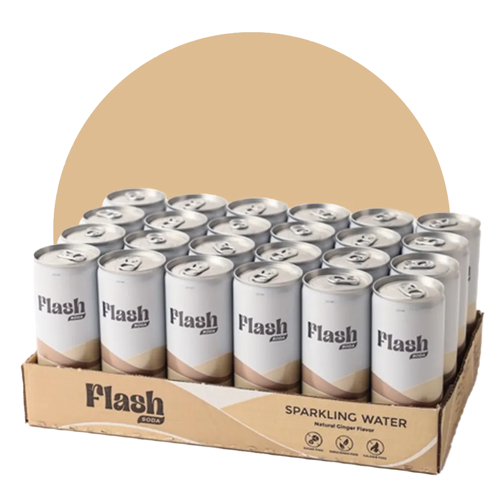 فلاش صودا -  بنكهة الزنجبيل